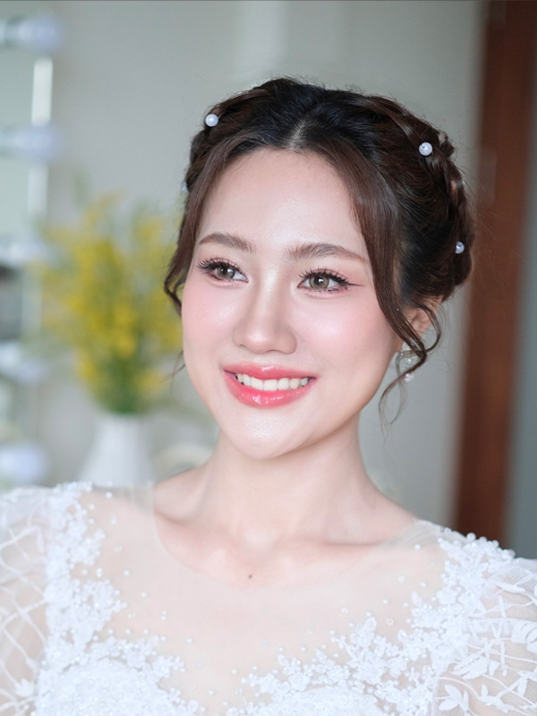 ผลงานแต่งหน้าเจ้าสาว สวย เกาหลี